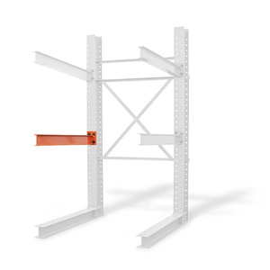 Cantilever rack arms